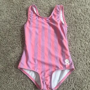 Posey Wear Pink and Purple Striped Leotard
